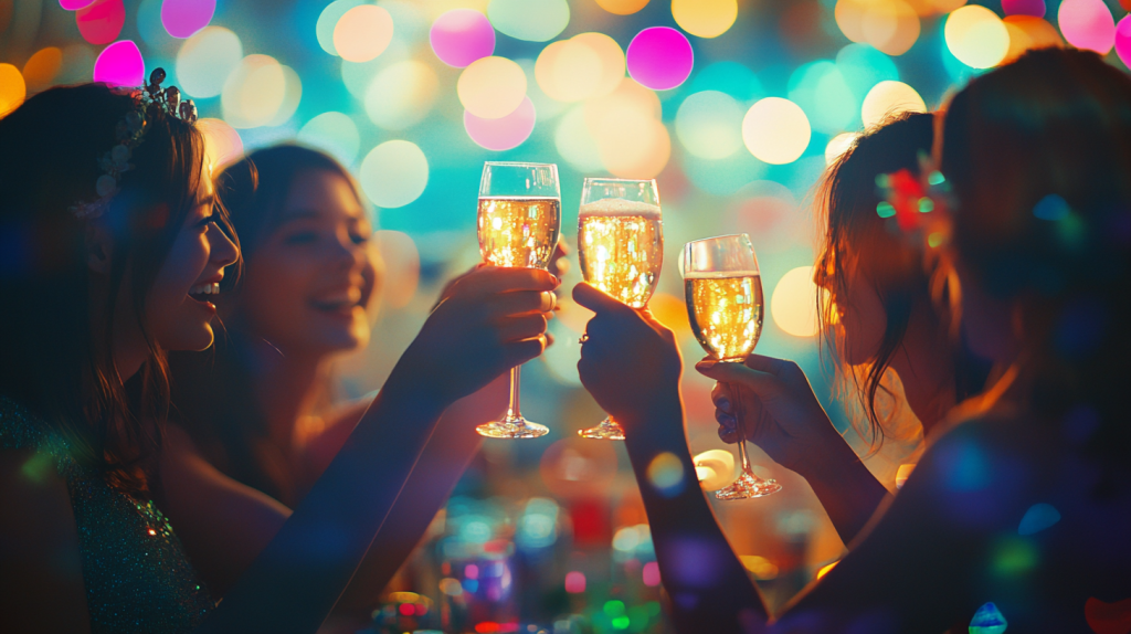 パーティ 女子会 フリー素材 無料画像