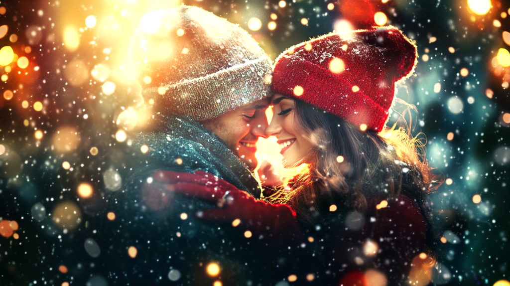 恋人たちのクリスマスは恋する季節 フリー素材