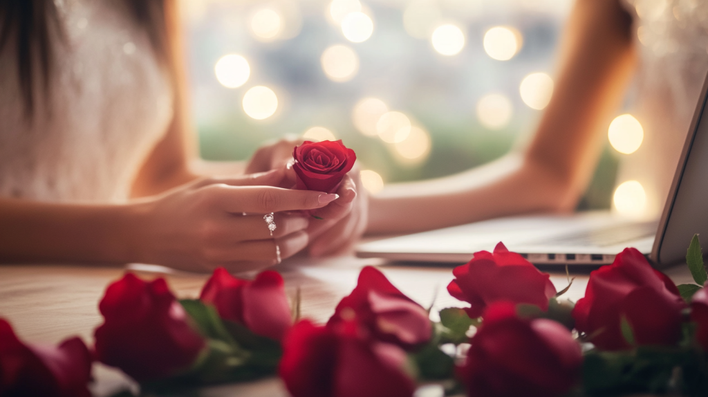 ブライダルローズ 特別な日のための花選び フリー素材