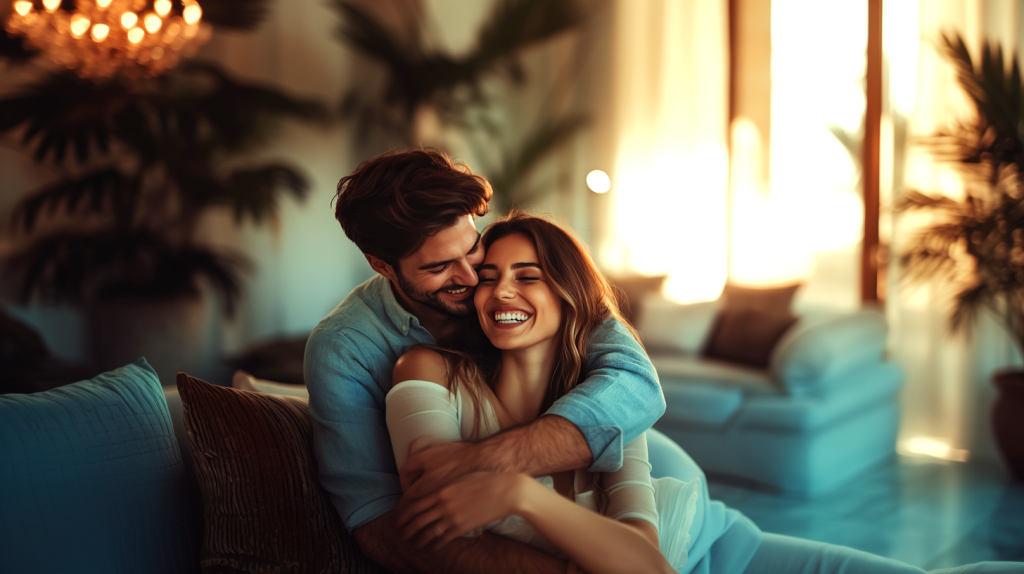 自宅で過ごす穏やかで温かな時間 フリー素材